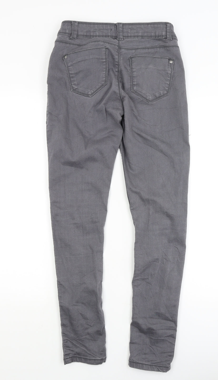 Dorothy Perkins Womens Grey   Skinny Jeans Size 8 L28 in