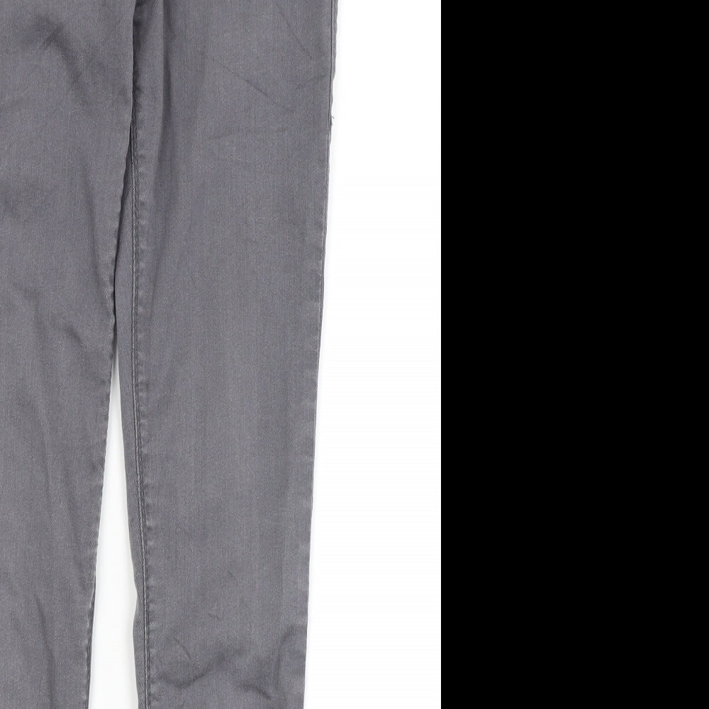 Dorothy Perkins Womens Grey   Skinny Jeans Size 8 L28 in