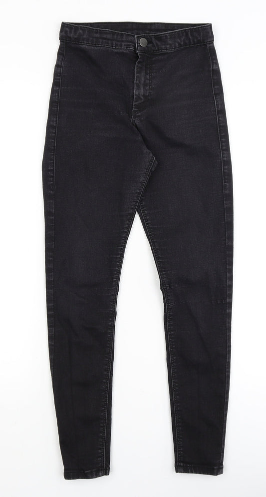 Topshop Womens Black   Skinny Jeans Size 6 L24 in