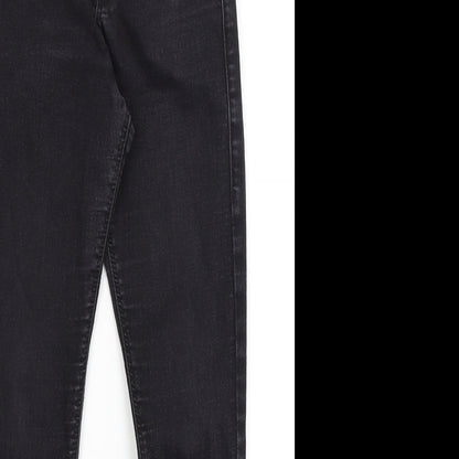Topshop Womens Black   Skinny Jeans Size 6 L24 in
