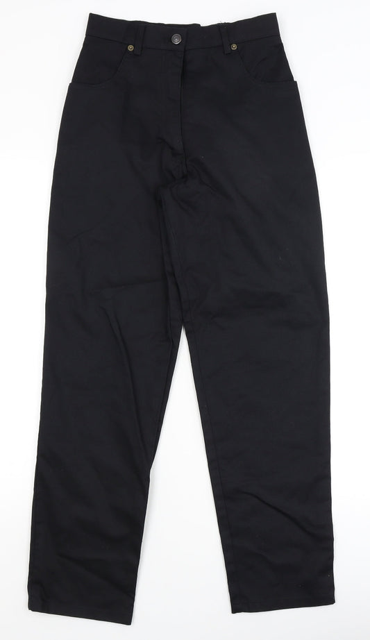 Womens UK Size 18 Alexandra Regular Fit Dress Pants Black Trousers