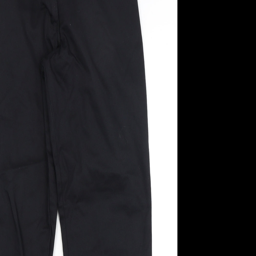 Womens UK Size 18 Alexandra Regular Fit Dress Pants Black Trousers