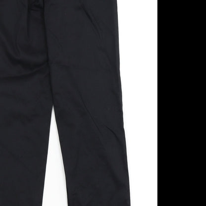 Womens UK Size 18 Alexandra Regular Fit Dress Pants Black Trousers