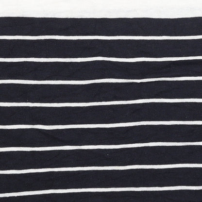 Phase Eight Womens White Striped  Pullover Jumper Size M