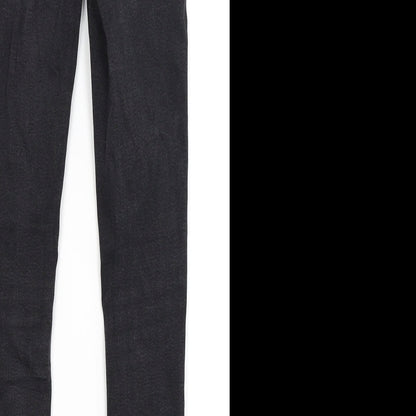 Denim Co Womens Black   Skinny Jeans Size 8 L28 in