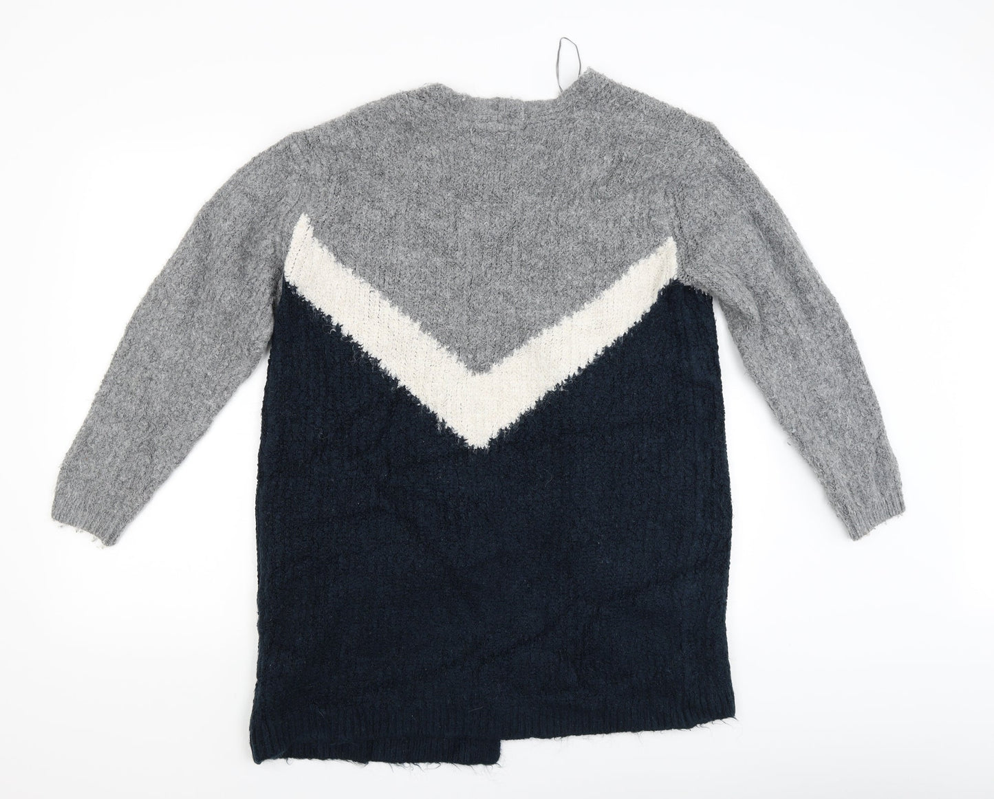 M&S Womens Grey   Cardigan Jumper Size M