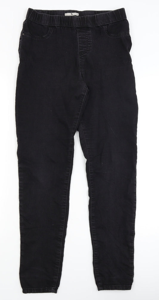 TU Womens Black   Jegging Jeans Size 10 L28.5 in