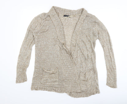 Atmosphere Womens Gold   Cardigan Jumper Size 14