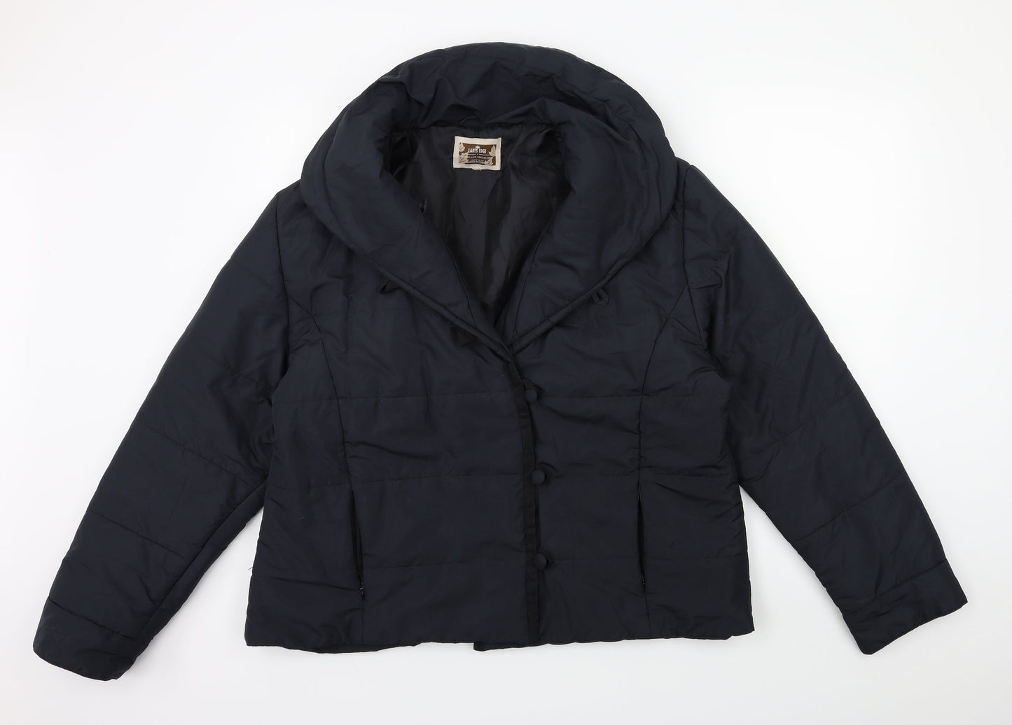 Lakes Edge Womens Blue   Overcoat Coat Size XL