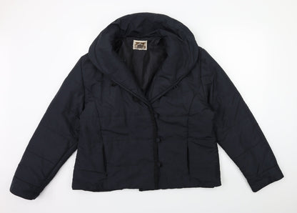Lakes Edge Womens Blue   Overcoat Coat Size XL