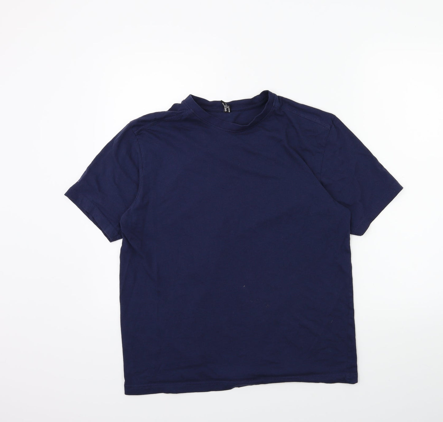 Womens UK Size M Donnay Blue Basic T-Shirt