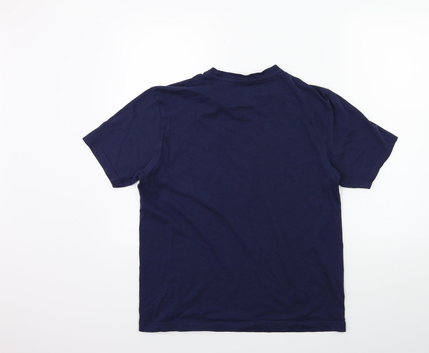 Womens UK Size M Donnay Blue Basic T-Shirt
