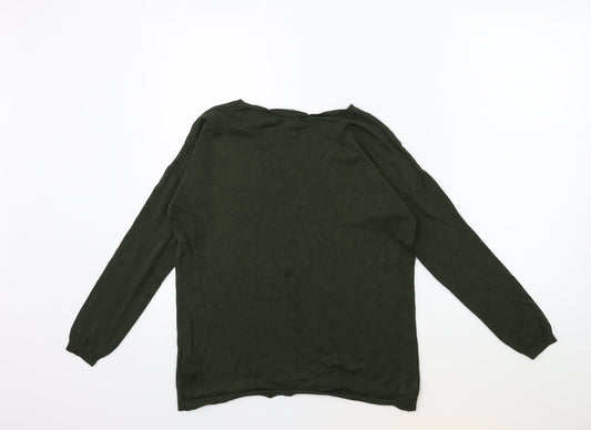 Atmosphere Womens Green  Knit Pullover Jumper Size 10