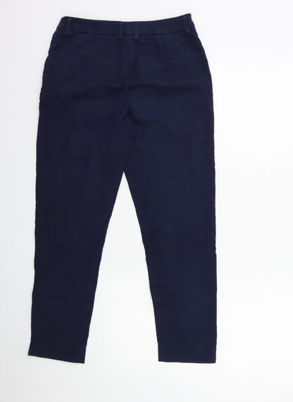 Warehouse Womens Blue   Trousers  Size 6 L26 in