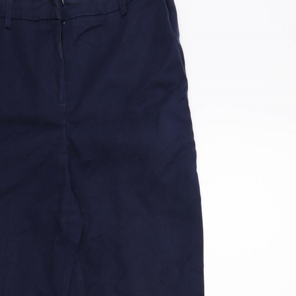Warehouse Womens Blue   Trousers  Size 6 L26 in