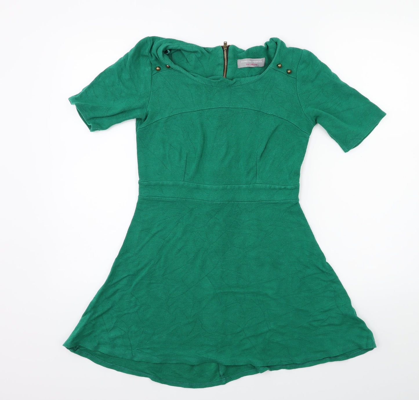 Dorothy Perkins Womens Green   A-Line  Size 8
