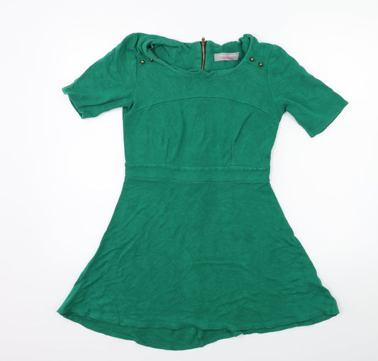 Dorothy Perkins Womens Green   A-Line  Size 8
