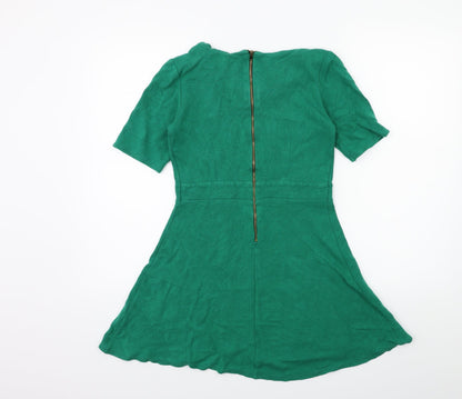 Dorothy Perkins Womens Green   A-Line  Size 8