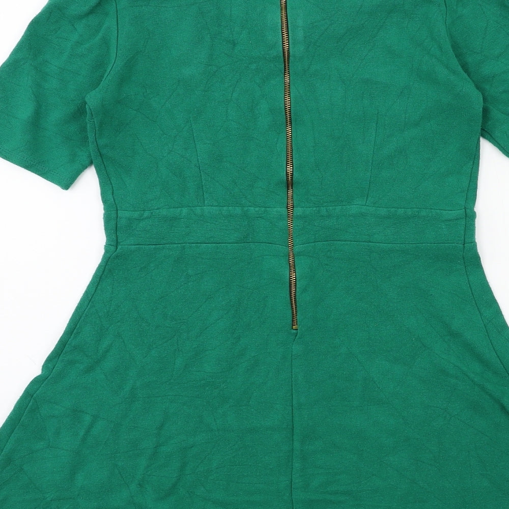 Dorothy Perkins Womens Green   A-Line  Size 8