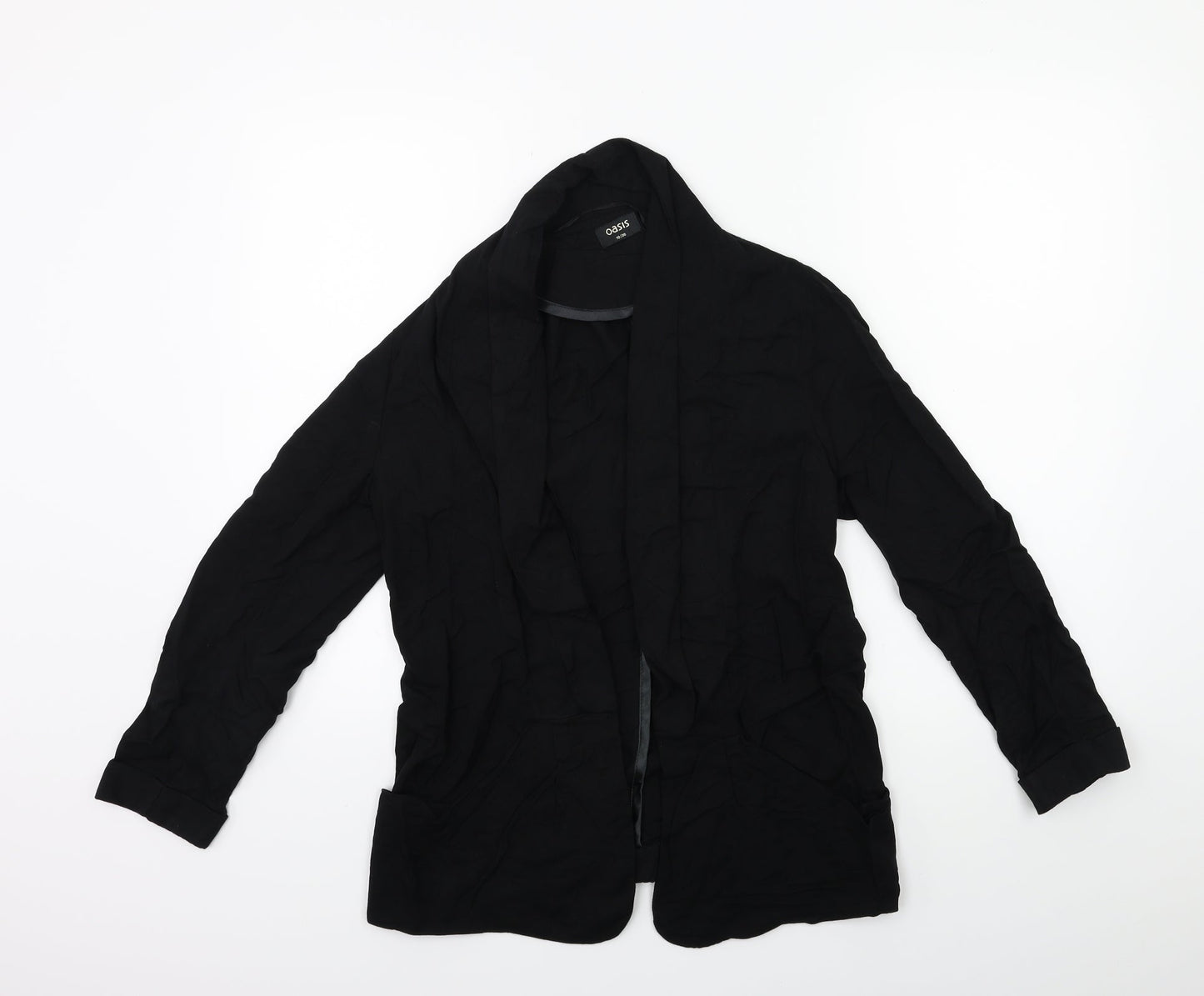 Womens UK Size 10 Oasis Black Jacket