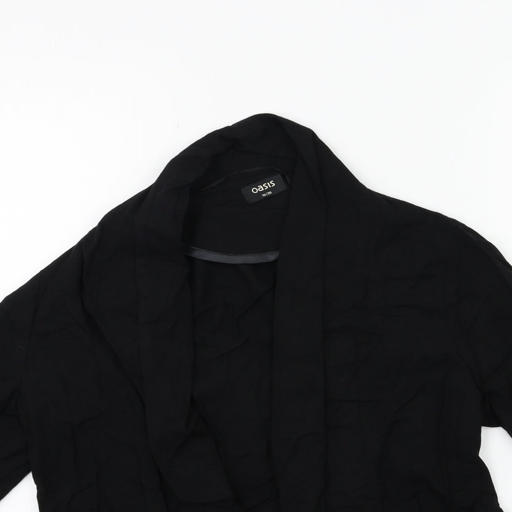 Womens UK Size 10 Oasis Black Jacket