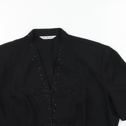 Womens UK Size 14 Berkertex Black Jacket