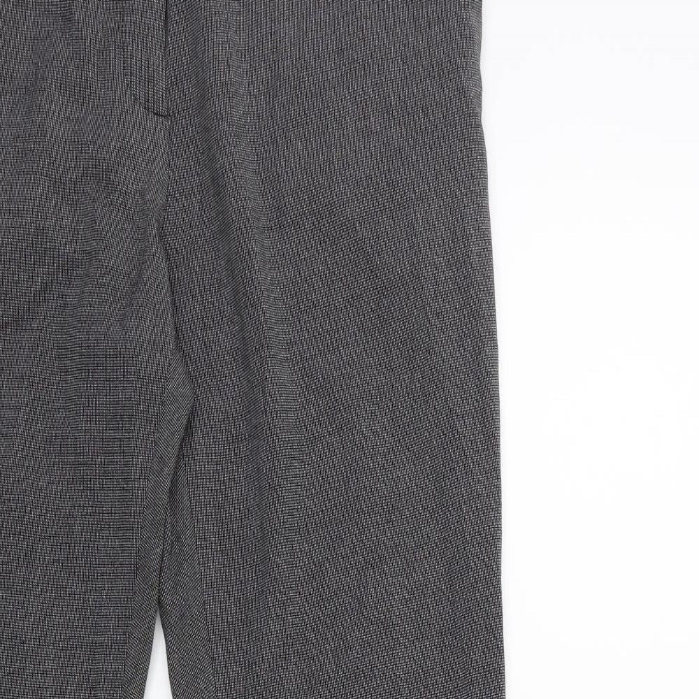 Womens UK Size 10 H&M Regular Fit  Black Trousers