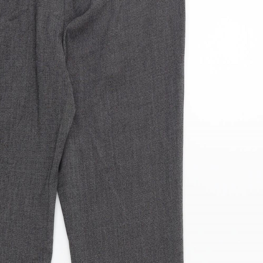 Womens UK Size 10 H&M Regular Fit  Black Trousers
