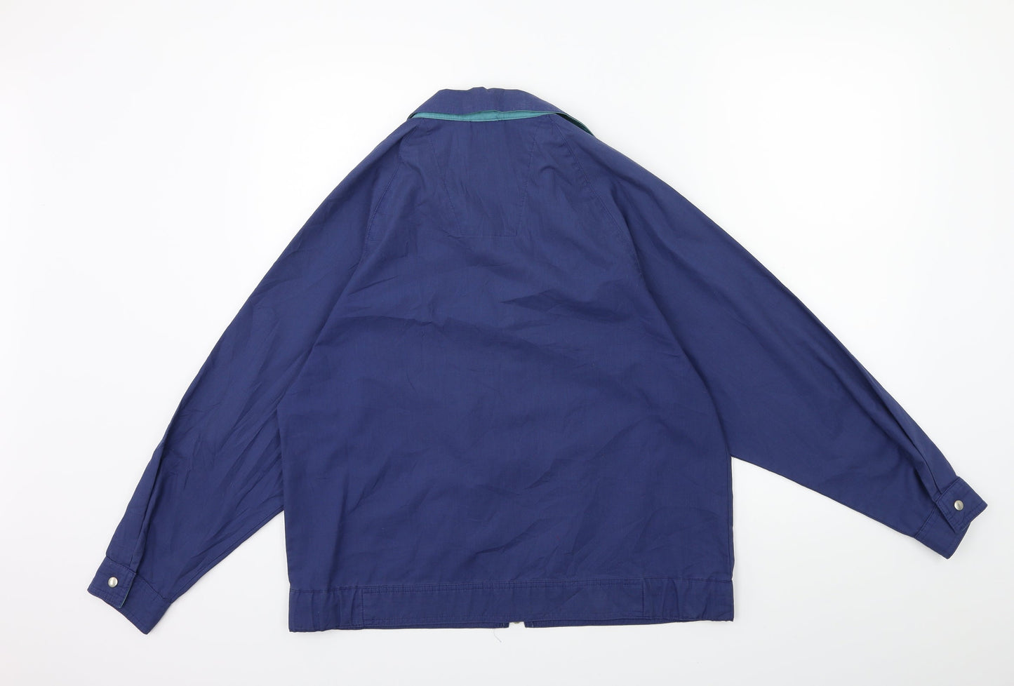 Mens UK Size M Preworn Blue Overcoat