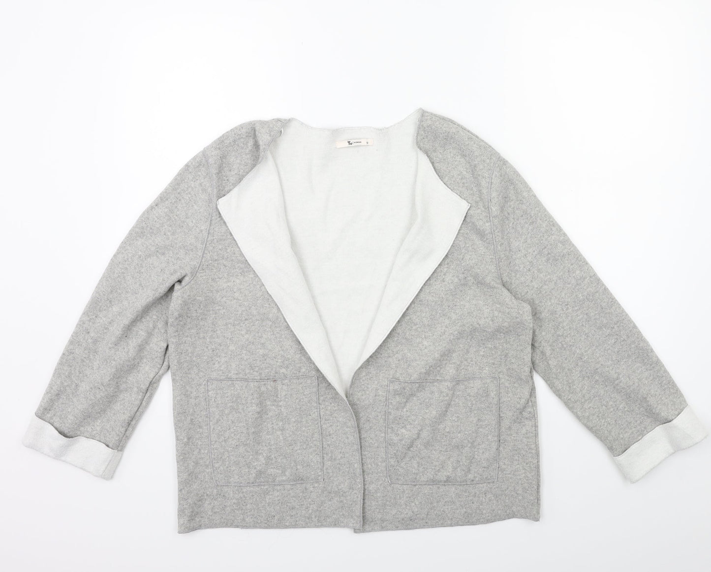 TU Womens Grey   Jacket  Size 12