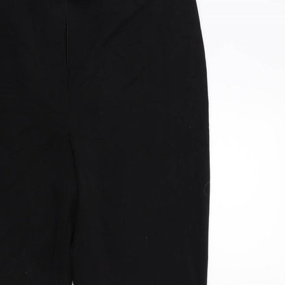 Womens UK Size 20 EWM Regular Fit  Black Trousers