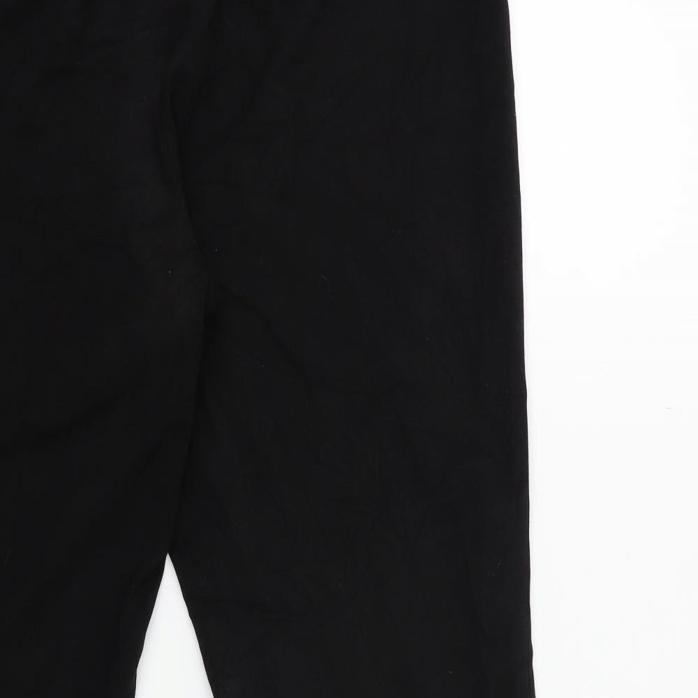 Womens UK Size 20 EWM Regular Fit  Black Trousers
