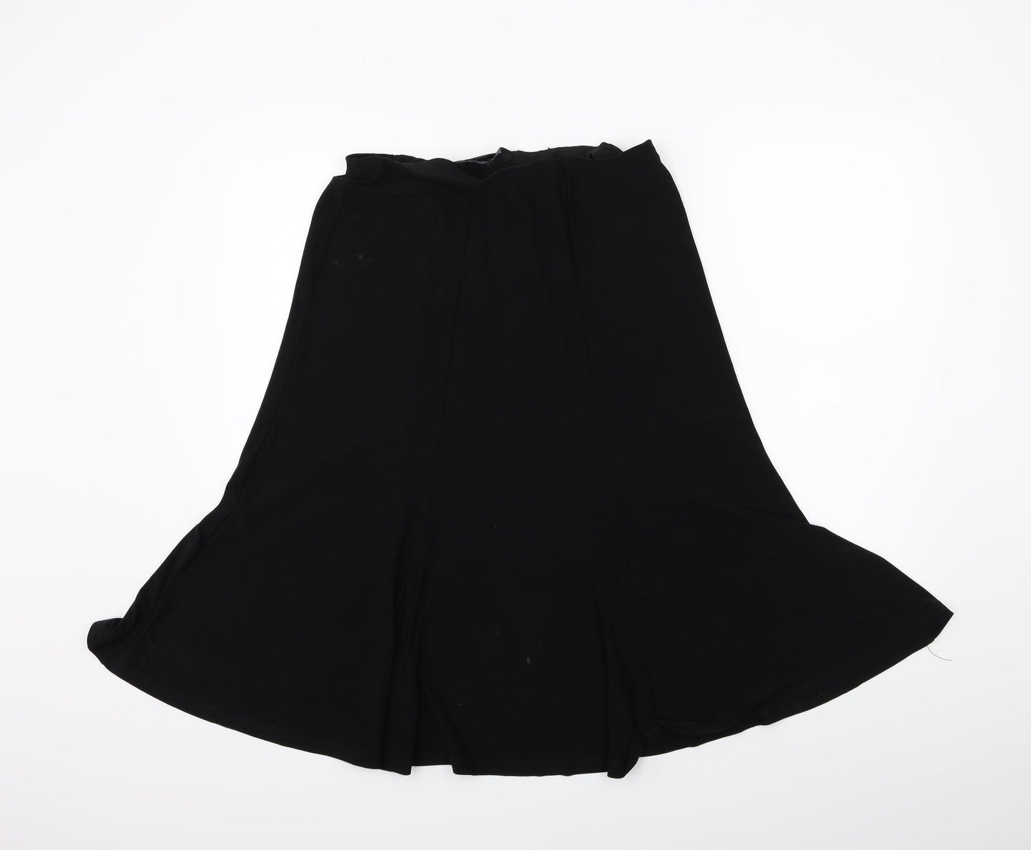 Bonmarché Womens Black   Flare Skirt Size 10