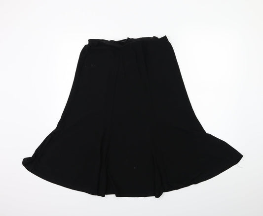 Bonmarché Womens Black   Flare Skirt Size 10