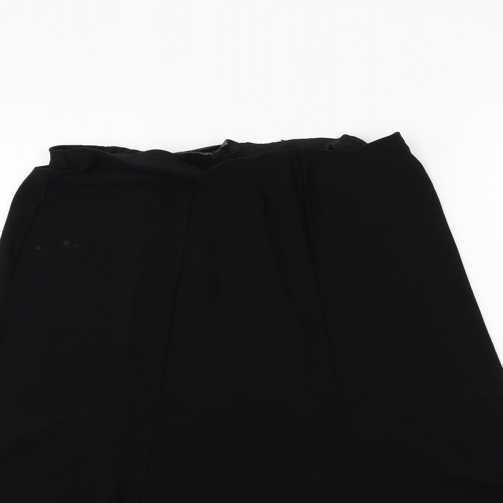 Bonmarché Womens Black   Flare Skirt Size 10