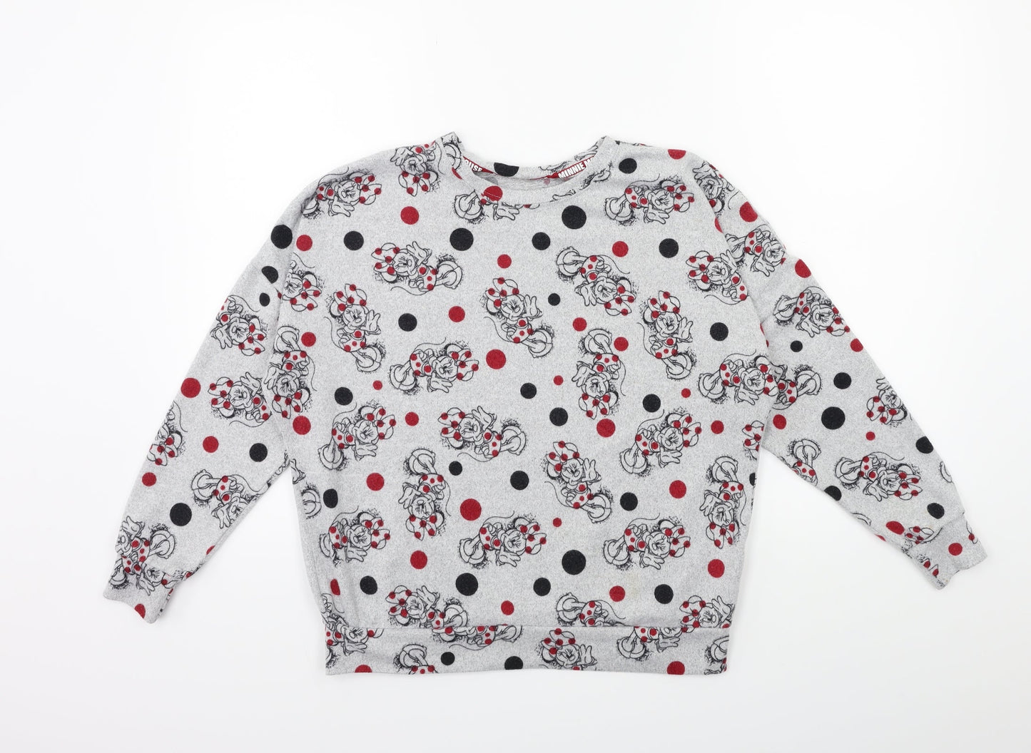 Disney Womens Grey   Top Pyjama Top Size 8  - MINNIE MOUSE