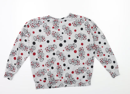 Disney Womens Grey   Top Pyjama Top Size 8  - MINNIE MOUSE