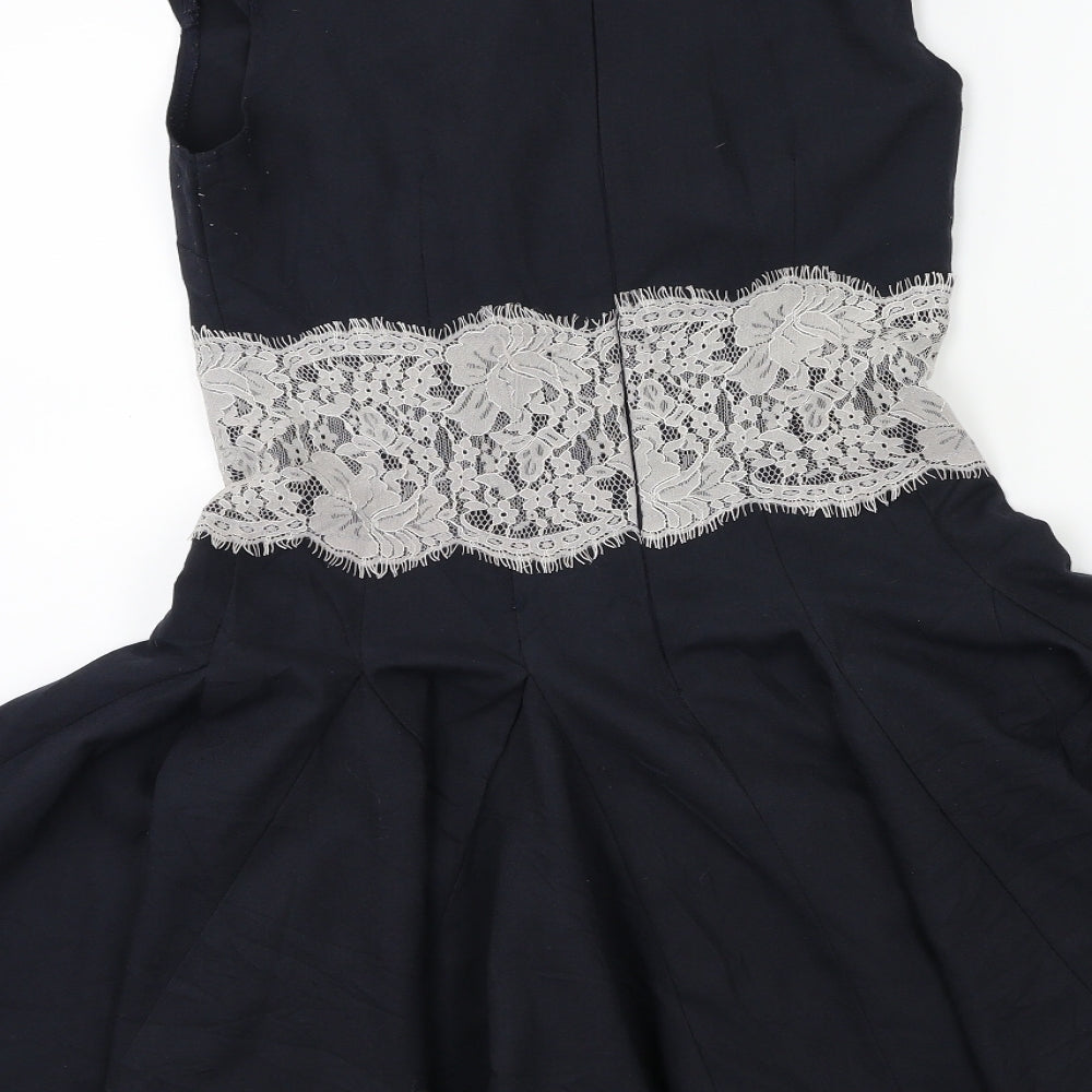 AX Paris Womens Blue   Fit & Flare  Size 8