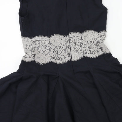 AX Paris Womens Blue   Fit & Flare  Size 8