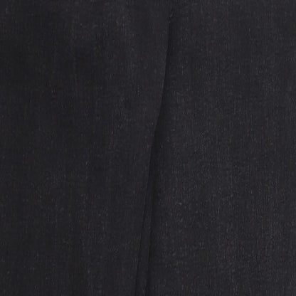 Womens UK Size 33 in Preworn Regular Fit Skinny Black Jeans
