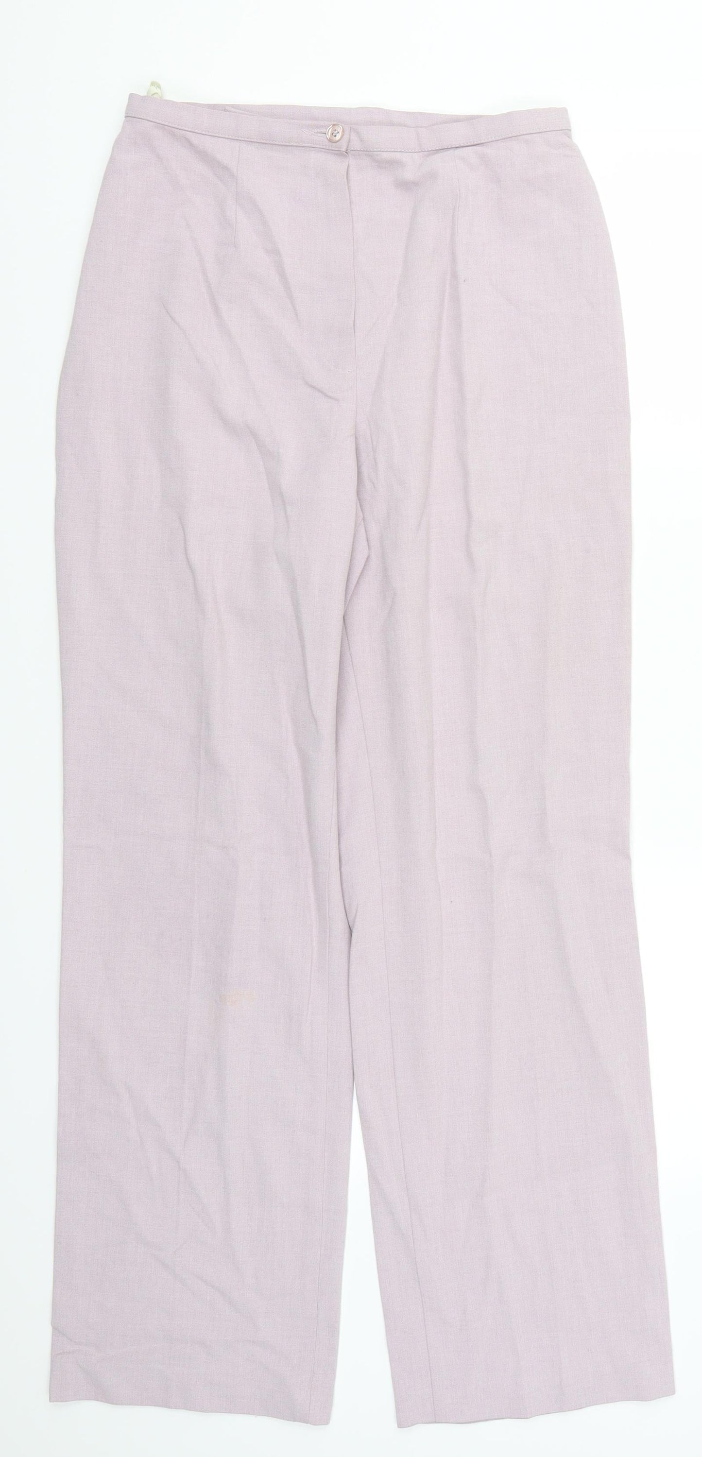 Womens UK Size 14 Marks and Spencer Regular Fit  Purple Trousers