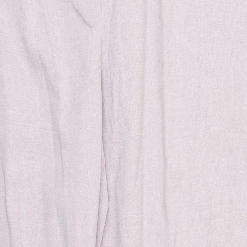 Womens UK Size 14 Marks and Spencer Regular Fit  Purple Trousers