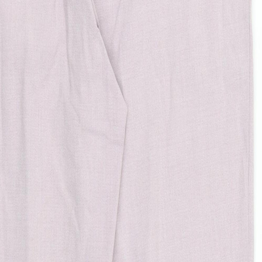 Womens UK Size 14 Marks and Spencer Regular Fit  Purple Trousers