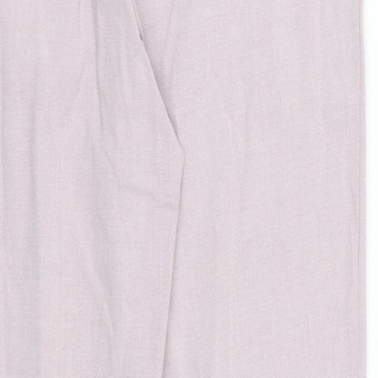 Womens UK Size 14 Marks and Spencer Regular Fit  Purple Trousers