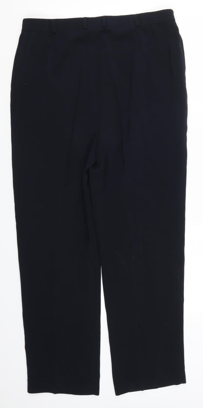 Womens UK Size 32 in Marcona Regular Fit  Blue Trousers