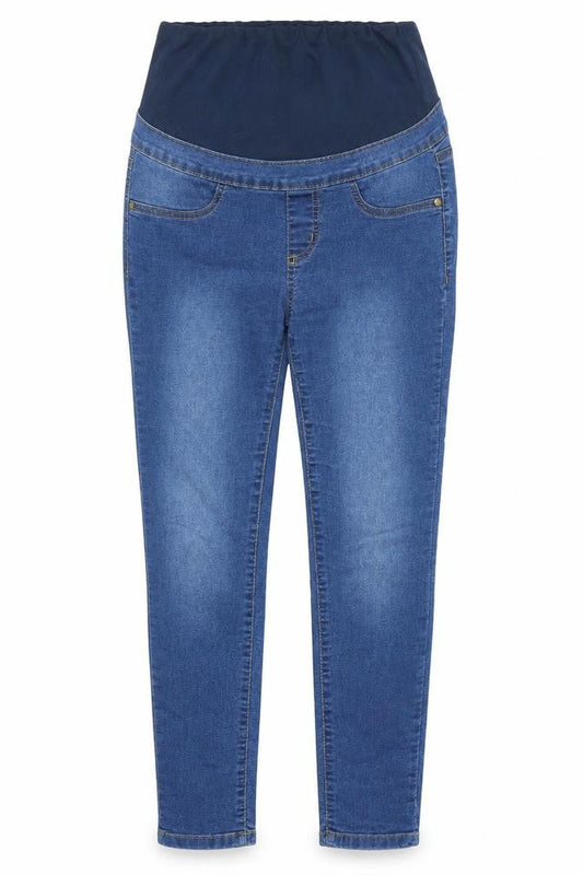 Womens UK Size 8 Boohoo Regular Fit Skinny Blue Jeans