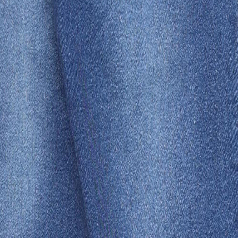 Boohoo Womens Blue  Denim Skinny Jeans Size 8 L28 in