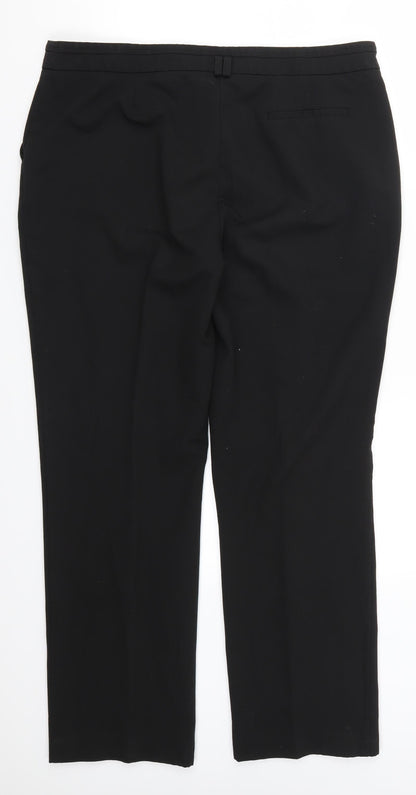 George Womens Black   Trousers  Size 16 L29 in