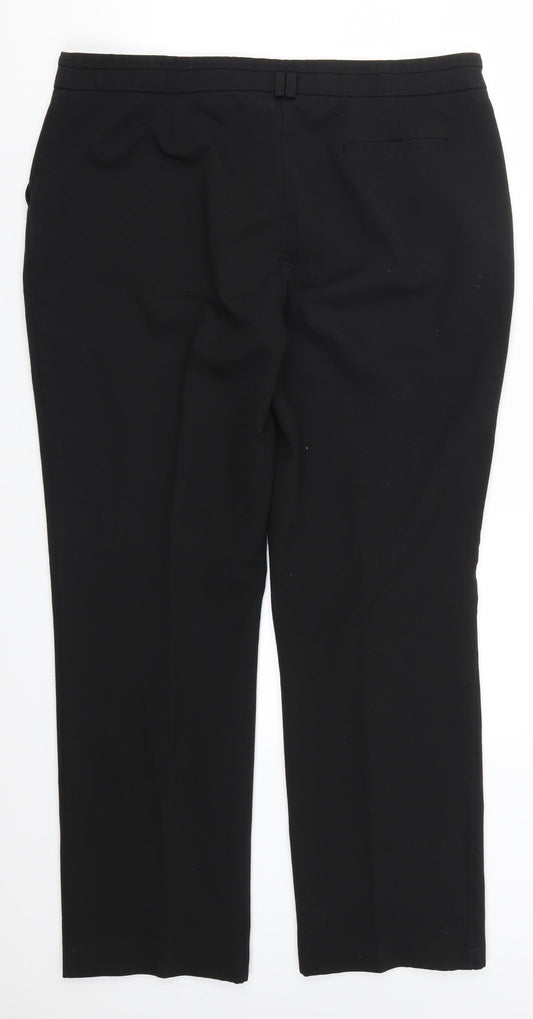 George Womens Black   Trousers  Size 16 L29 in