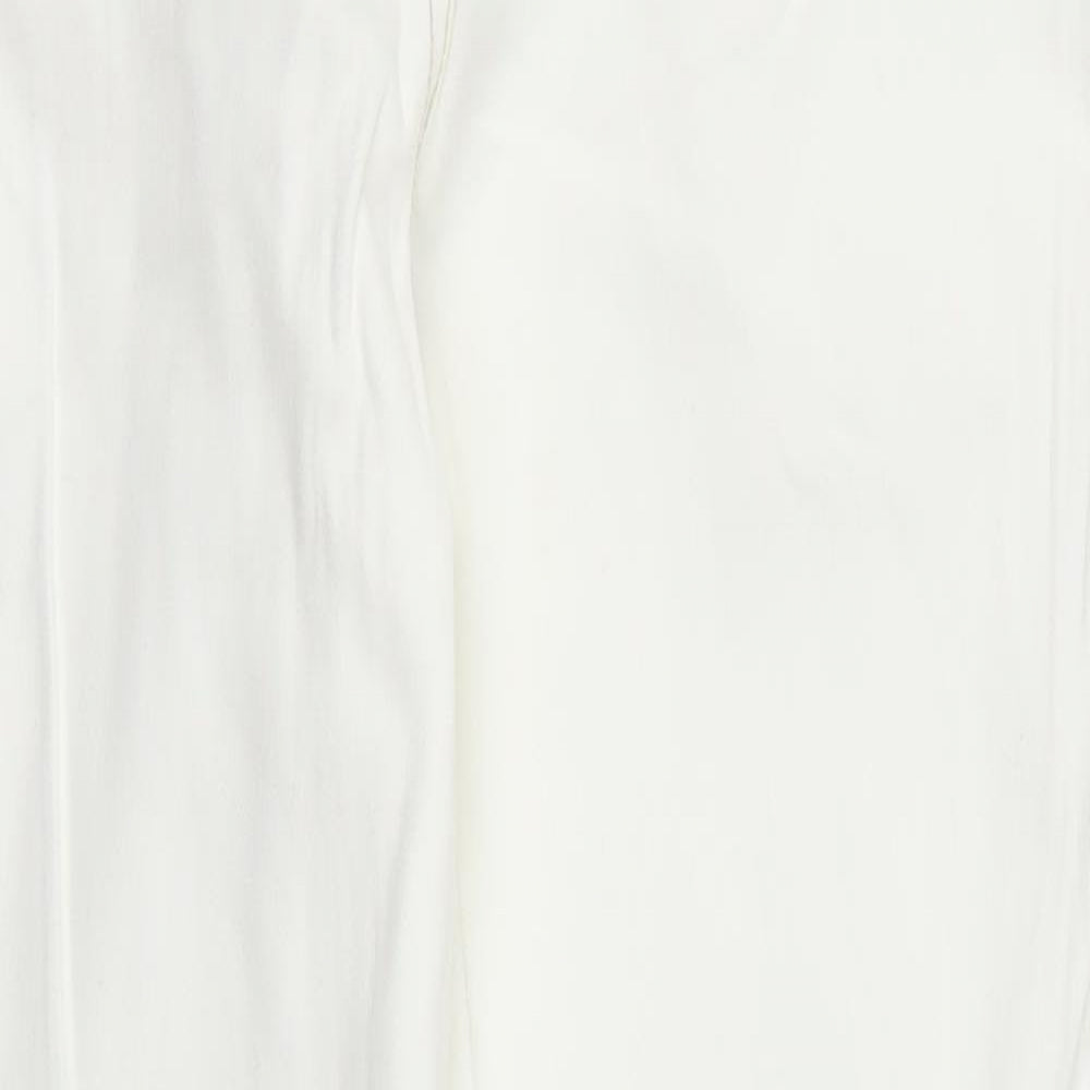 Womens UK Size 30 in Preworn Regular Fit Jegging White Jeans